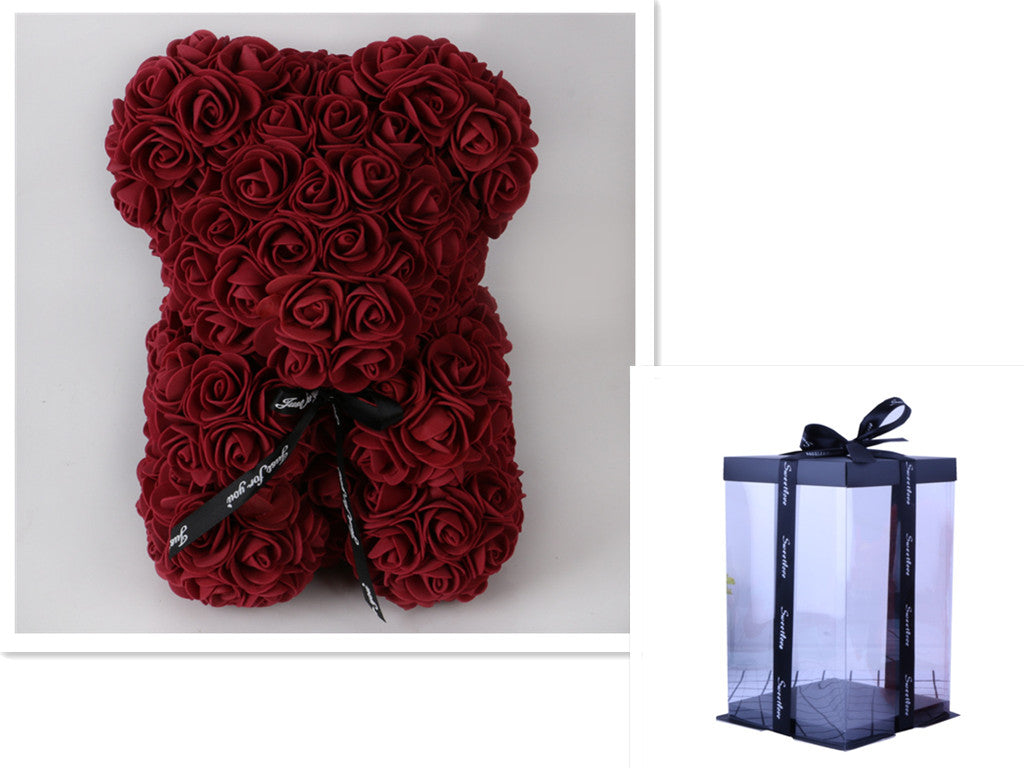 Valentinstagsgeschenk: Rose Teddy 25cm!