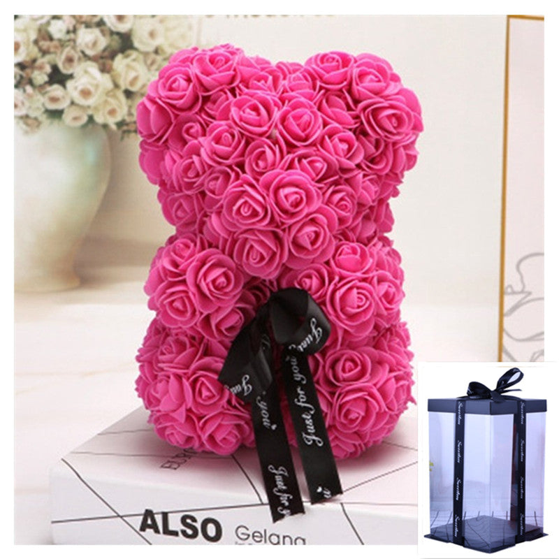 Valentinstagsgeschenk: Rose Teddy 25cm!