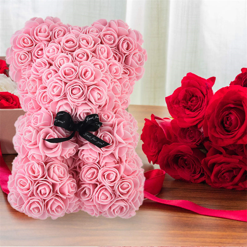 Valentinstagsgeschenk: Rose Teddy 25cm!