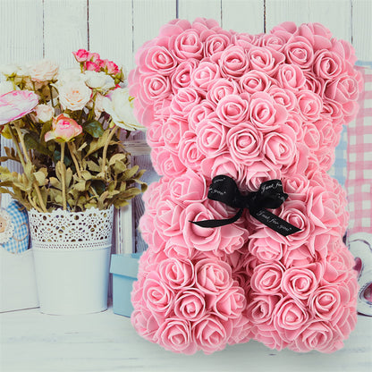 Valentinstagsgeschenk: Rose Teddy 25cm!