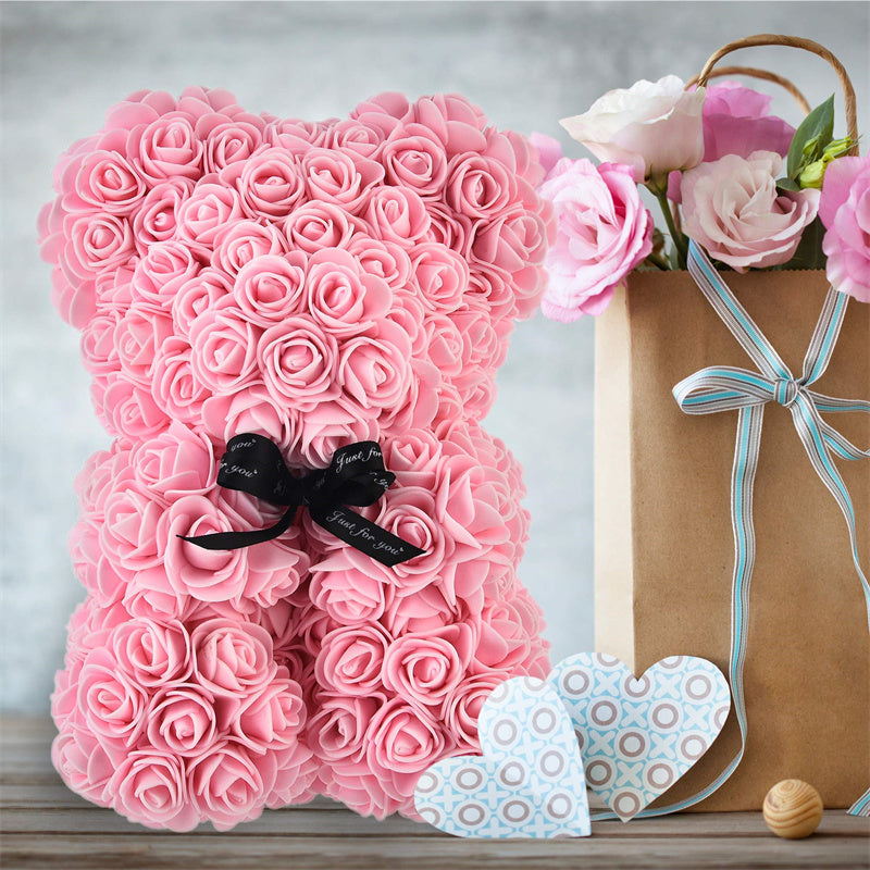 Valentinstagsgeschenk: Rose Teddy 25cm!