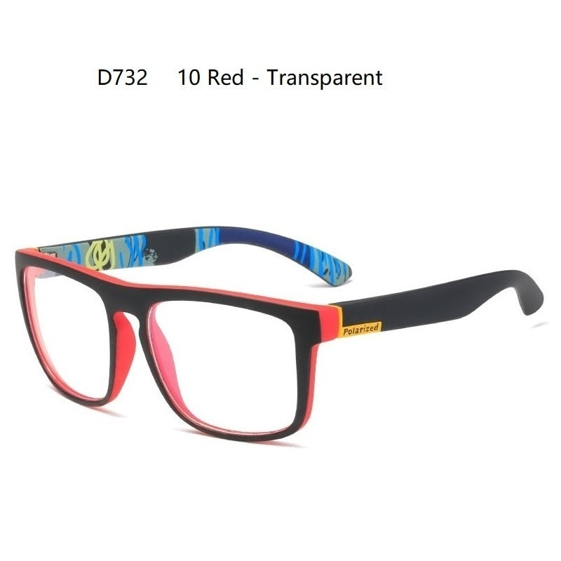 Modische, quadratische, polarisierte Vintage-Sonnenbrille - Froshhype