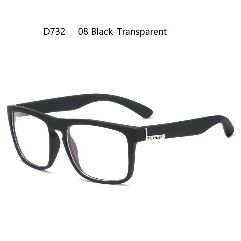 Modische, quadratische, polarisierte Vintage-Sonnenbrille - Froshhype