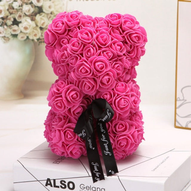 Valentinstagsgeschenk: Rose Teddy 25cm!