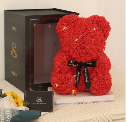 Valentinstagsgeschenk: Rose Teddy 25cm!